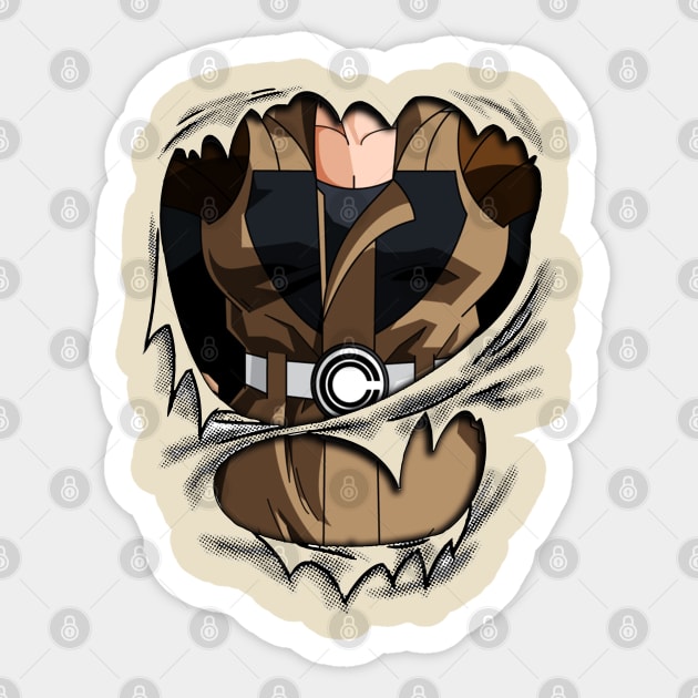 bulma Chest  Dragon ball Z Sticker by GeekCastle